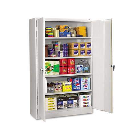 tennsco jumbo steel storage cabinet gray|tennsco jumbo 78.